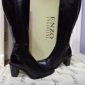 Enzo Angiolini Black Leather Boot